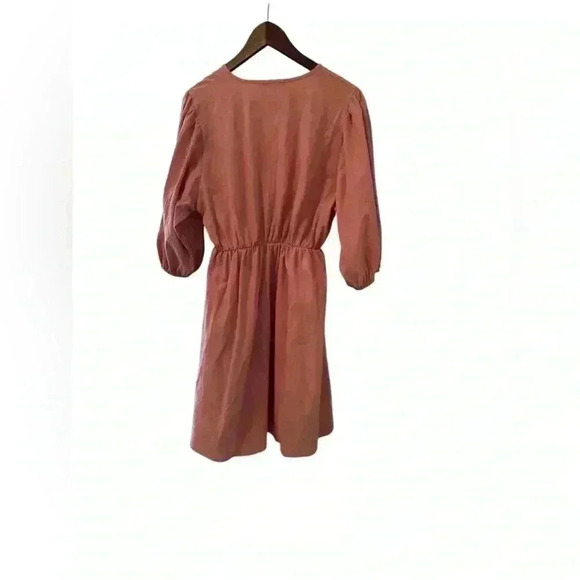 Women’s Velvet Torch Peachy Pink Skater Dress Size Medium Knee length - Picture 6 of 6